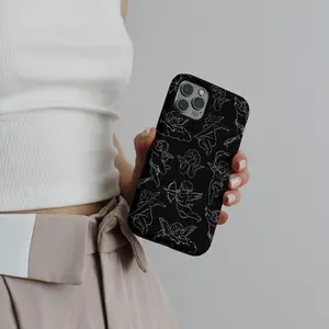 Angel Baby Phone Case, Black & White, Cherub Illustrations,  iPhone 15 14 13 12 11 Pro Max 8 Plus X, Samsung Galaxy S23 S22 S20 Ultra
