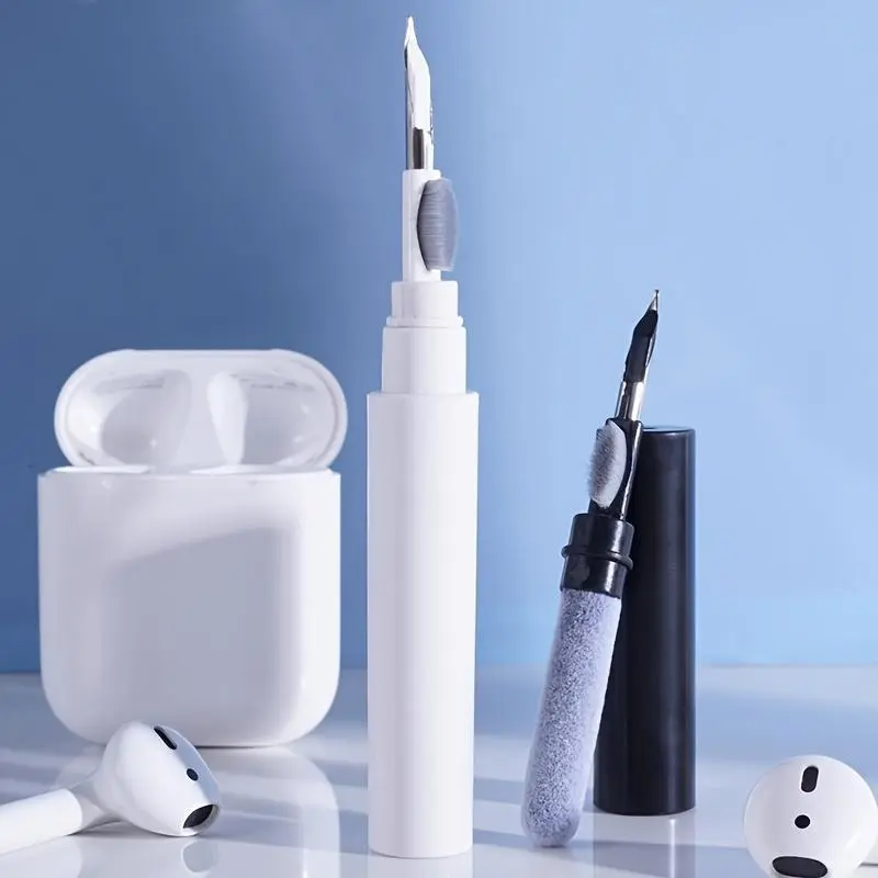 Multi-functional Earphone Cleaning Pen and Keyboard Brush Set - Removes Dust and Dirt with Ease