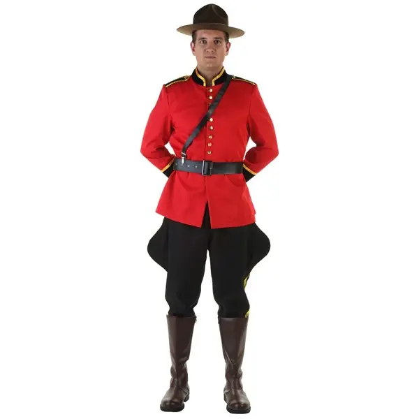 Plus Size Canadian Mountie Costume for Men