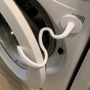 Magnetic Front Load Washer Door Prop Stopper 2.6-Inch Magnet Base Removable Washing Machine Door Holder Keep Door Open to Prevent Odors White