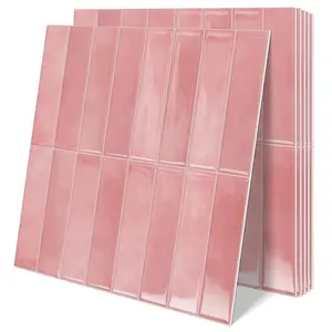 10 Sheets Upgraded Thicker Design Subway Tile Peel and Stick Backsplash,12"x12"Self Adhesive Wall Tiles Stick   Splash for Kitchen,Bathroom,Camper()