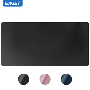 Eaget 1 pack Extended PU Leather Keyboard Mouse Pad, Large Waterproof Velvet Anti-Slip Desk Protector, Ideal Gift for Office, Home, Study, Dormitory