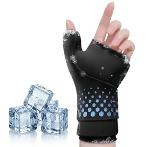 Thumb & Wrist Ice Pack Wrap, Thickened Ice Gel Pad, Ergonomic Fit, Long Lasting Cold & Warm for Carpal Tunnel Relief, Arthritis, Computer Overuse Injuries, Post-Surgery, Post-Workout, Size S/M