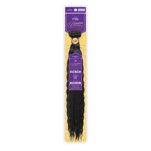 Outre Human Hair Blend Weave Premium Purple Pack Brazilian Bundle Natural French (18-24")