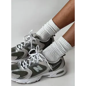 Sama Slouch Sock White Sama Slouch Sock White