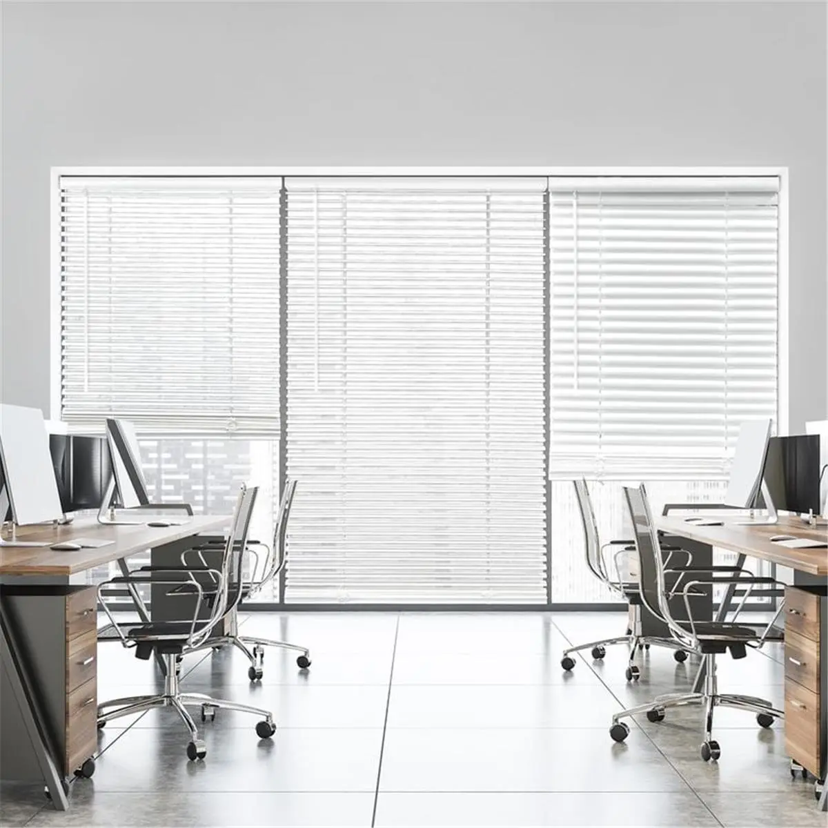 Safe Styles 1-in. White Mini Blind - 34x72 in., Light Filtering, Privacy-Focused, Durable (High Durability), Easy Installation, Recycled Vinyl, for Home & Commercial Baby & Maternity Window Decoration