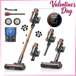 [Self-Standing] Honiture X7,550W/45Kpa, 60Mins Runtime, Touch Screen, Anti-Tangle, Charging Station,New Model Cordless Vacuum Cleaner Home Appliances