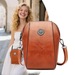 Mini Crossbody Purses for Women, Soft & Durable Ladies Sling Handbag, PU Leather, Adjustable Strap, Zip Pocket