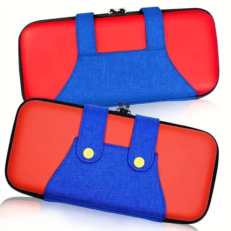 Portable Storage Bag for Nintendo Switch, Multi Grid Game Console Storage Bag, Hard Shell Game Console Carrying Case, Travel Organizer Bag, Storage Pouch, Console Accessories