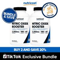 2-Pack Nitric Oxide Booster (180 Capsules) 