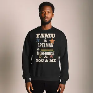 Celebrate Black Excellence: Bold HBCU Design Unisex Sweatshirt