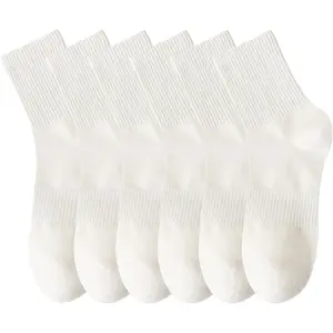 6 Pairs Athletic Cotton Quarter Crew Socks Set,Moisture Wicking Odor Control Arch Support Compression Running Socks for Men,Halloween Christmas Party Gifts,Hand Tools Kits