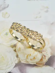 Men's Punk Style Hollow Out Ring Set, Geometric Design Ring, Fashionable Daily & Party Wear Jewelry, Perfect Gift for Boyfriend, Halloween Christmas Easter Present