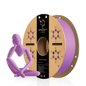 IPCON PLA CF 3D Printing Filament, 1.75mm Carbon Fiber Reinforced PLA Filament, High Stiffness & Layer Strength 3D Printer Filament With Unique & Rich Chinese Colors, Advanced Matte Texture For Biginners & Pros, Ultra-high Speed Printing For Toys, Gifts