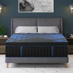 12/14 Inch Twin Full King Queen Mattress , Hybrid Mattress in a Box, Memory Foam and Individual Pocket Springs, Edge Support, Motion Isolation & Pressure Relief, Medium Firm