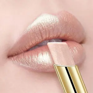 Huasurv Shimmer Hydrating Lipstick, Glittery Pearl Finish, Long-Lasting Gloss, Metallic Sheen, Party Date Makeup, Women's Cosmetics Hs3560-101