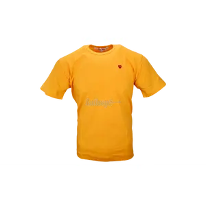 Comme Des Garcons PLAY Small Heart Orange T-Shirt