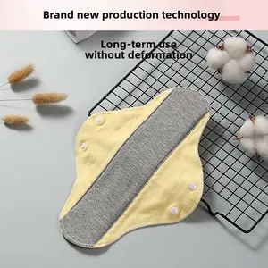 3 Pack Graphene Reusable Sanitary Pads Cotton Leak Proof Extra Long Wide Washable Panty Liners Soft Skin Friendly For Elderly Pregnant Women