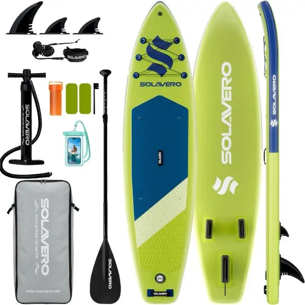 10'6" Inflatable Paddle Board for Adults, Ecofurnix Stand Up Paddle Board with Premium SUP Accessories,Anti-Slip EVA Deck for Youth & Adults of All Skill Levels 2