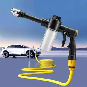 High-Pressure Cleaning Machine, Portable Water Gun, High-Pressure Car Wash Foam Gun, Long Handle, Enhanced Spray Force, Easy to Use, Foam Sprayer, Car Washing Supplies, Foam Soap Lance