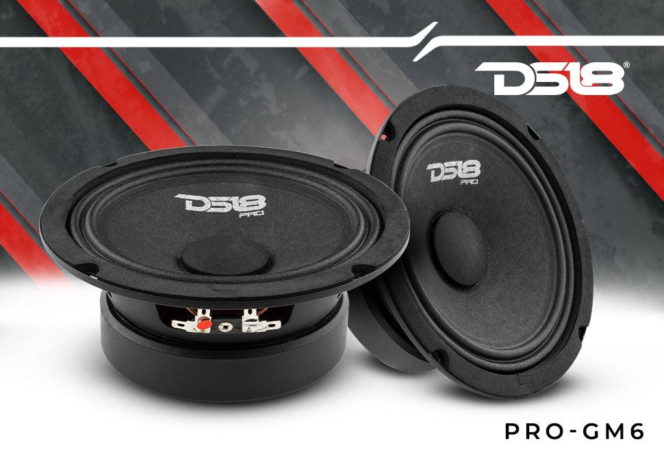 DS18 PRO-GM6 6.5" Mid-Range Loudspeaker 480 Watts 8-Ohm