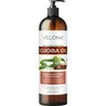 VELONA 100% Pure Natural Jojoba Cosmetics Oil - 8 fl oz Soothing Hydrating Recovery Body & Massage Oil for Adults, Golden Unrefined Cold-Pressed Hexane-Free Cleanser with Minerals, Boosts Moisture, Acne Support