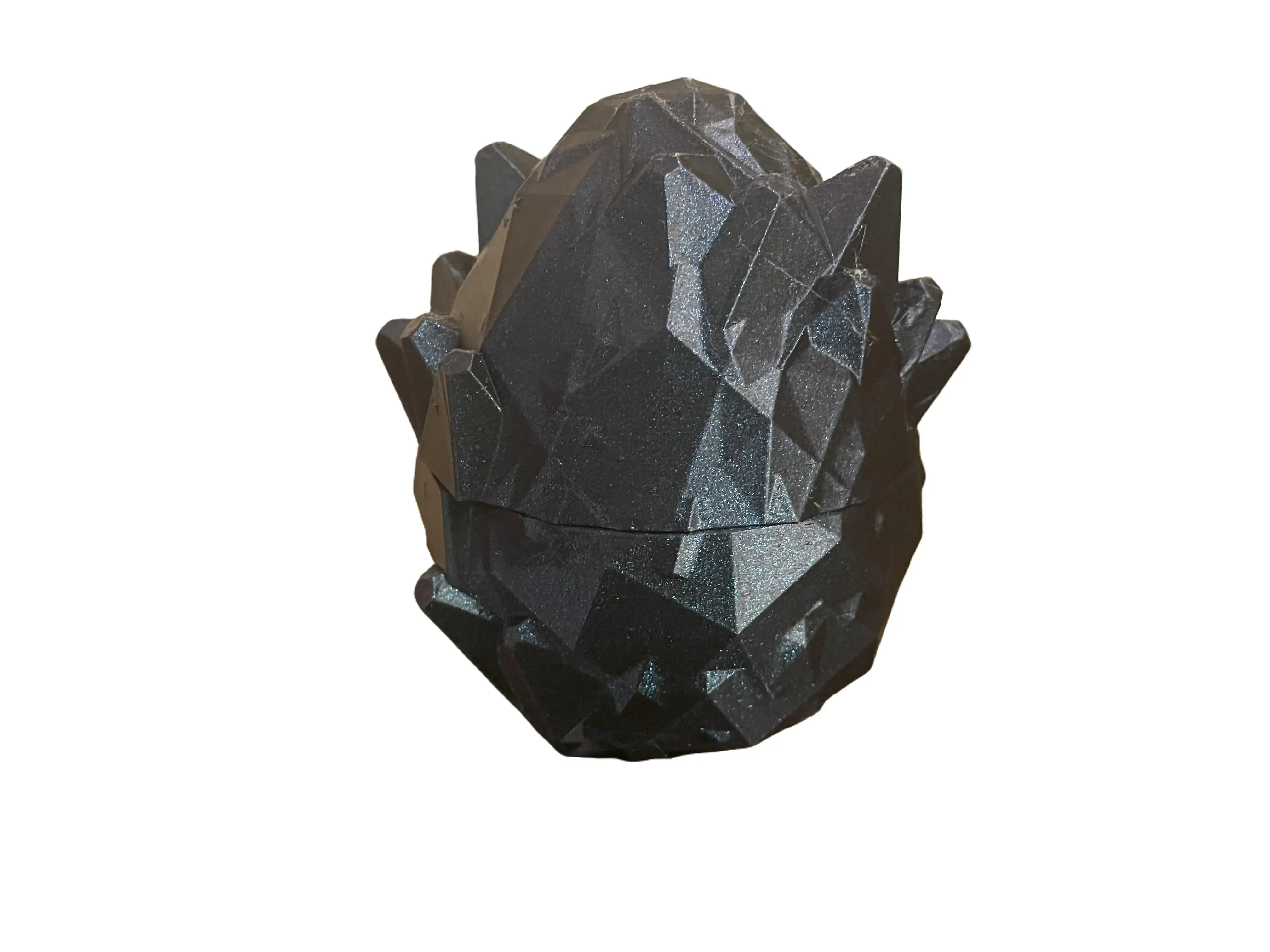 Crystal Dragon Egg Container - 4, 5, 6, 7, or 8 Inches - Desktop Display or Dragon Toy Container - 3D Printed - Choose a Color!