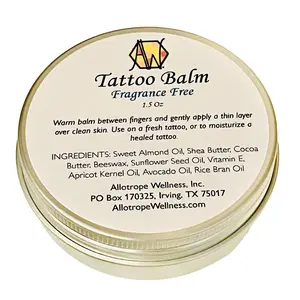 Moisturizing Tattoo Balm - All Natural Ingredients, No fragrance added