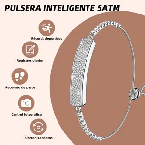 Fashion Health Smart Bracelet, Vintage Modern Design, Multifunctional Pedometer Sports Band, Casual Wearable Accessory, Couple Gift