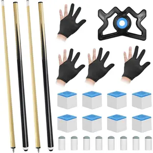 Billairds cue Stick Pool Sticks 2- 57 Inch Wooden Billiard Cue Hard  Pool Cues 20 oz Economic Cues Good for House and Bar Use  Pool