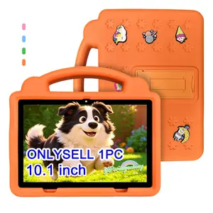 10.1-Inch Student HD Touchscreen Tablet Set, 5g WiFi, Dual Cameras, Shockproof Case, HD Screen, Ideal Gift, Blue, No Adapter Included