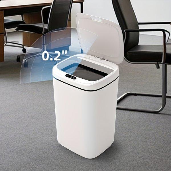 Hands Free Smart Trash Can Motion Sensor Auto Sealing Lid Odor Blocking Touchless Operation Easy Clean Durable for Bathroom Office Home