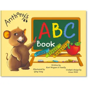 Anthony's ABC Book with Colors, Shapes & Numbers - Hard Cover Children's Book