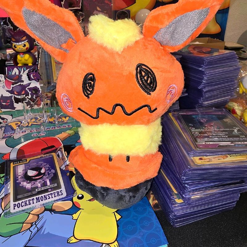 mimikyu/eeveelutions plushies