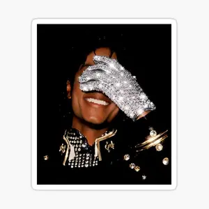 Michael Jackson King of Pop Sticker