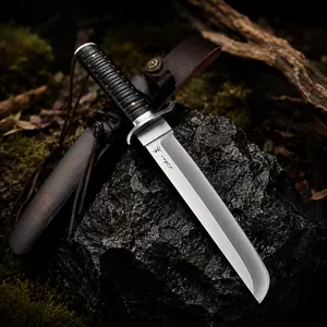 Fixed Steel Blade Knife with Protective Sheath, Outdoor Survival Equipment, Ideal Father's Day Gift for Outdoor Enthusiasts, Camping Gear