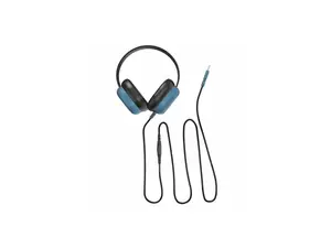 STM Goods STM-936-515Y-01 Headset - Hear O Headphones Com Stereo Mini phone (3.5mm) Wired Over the head Binaural Circumaural 5.38 ft Cable Black, Blue, Serene Sky
