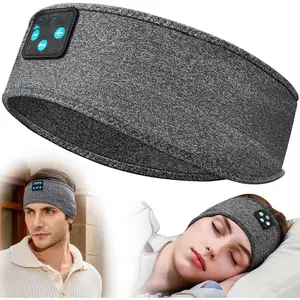 Sleeping Headphones  Headband, Soft Long Time Play Sleeping Headsets with  in Speakers  for Workout,Running,Yoga,Travel, Darkgray