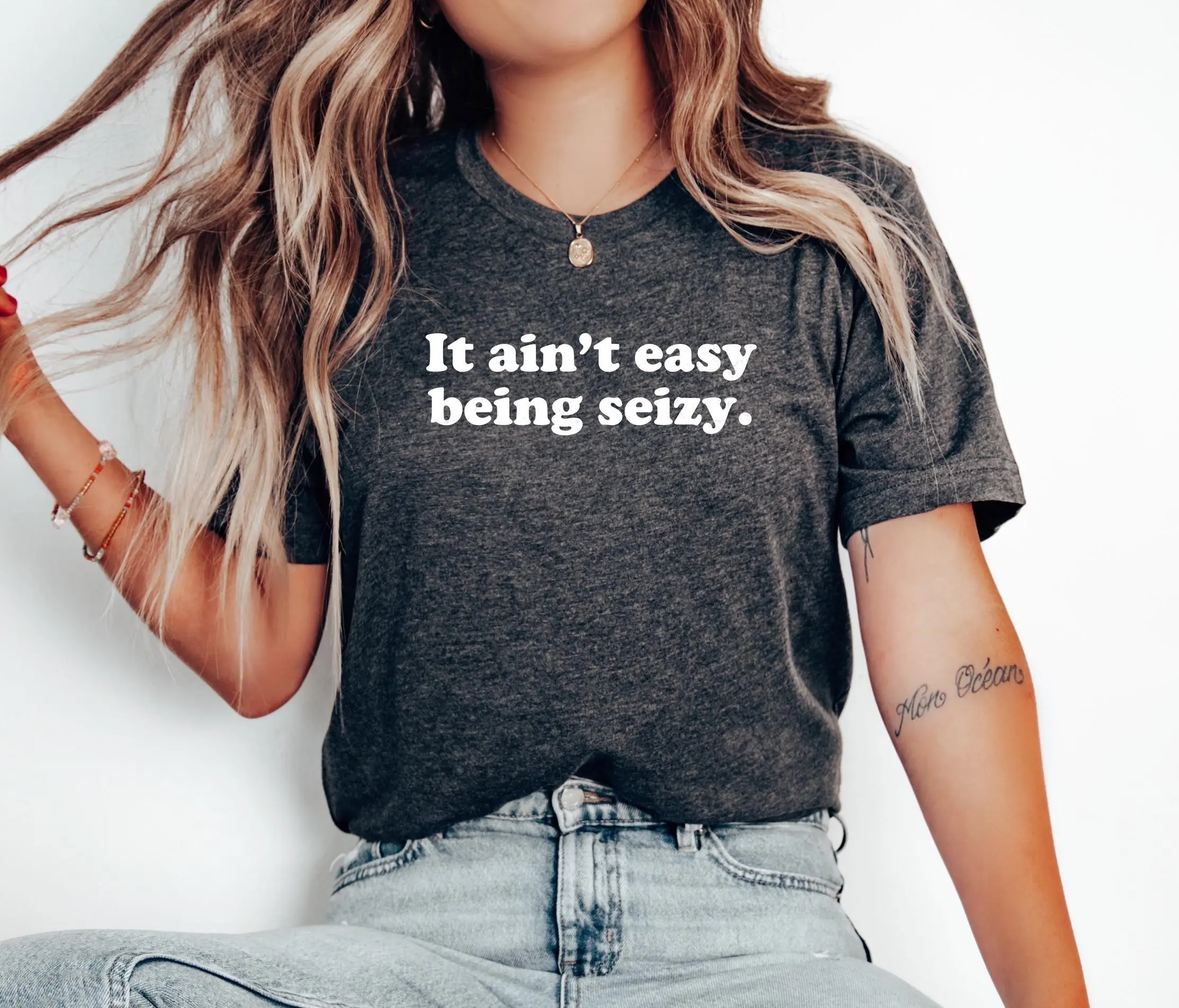 Epilepsy Awareness Shirt: It Ain't Easy Being Seizy