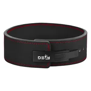 DEFY Weightlifting Lever Belt – 4” Wide Powerlifting Strongman Gym Belt for Men & Women – 10MM Lever Belt for Lower Back Support, Workout, Deadlift & IPF Bodybuilding