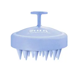 Scalp Massager Hair Growth, Soft Silicone Bristles to Remove Dandruff and Relieve Itching, Scalp Scrubber for Hair Care Relax Scalp, Shampoo Brush for Wet Dry Hair, Upgraded Material, Blue