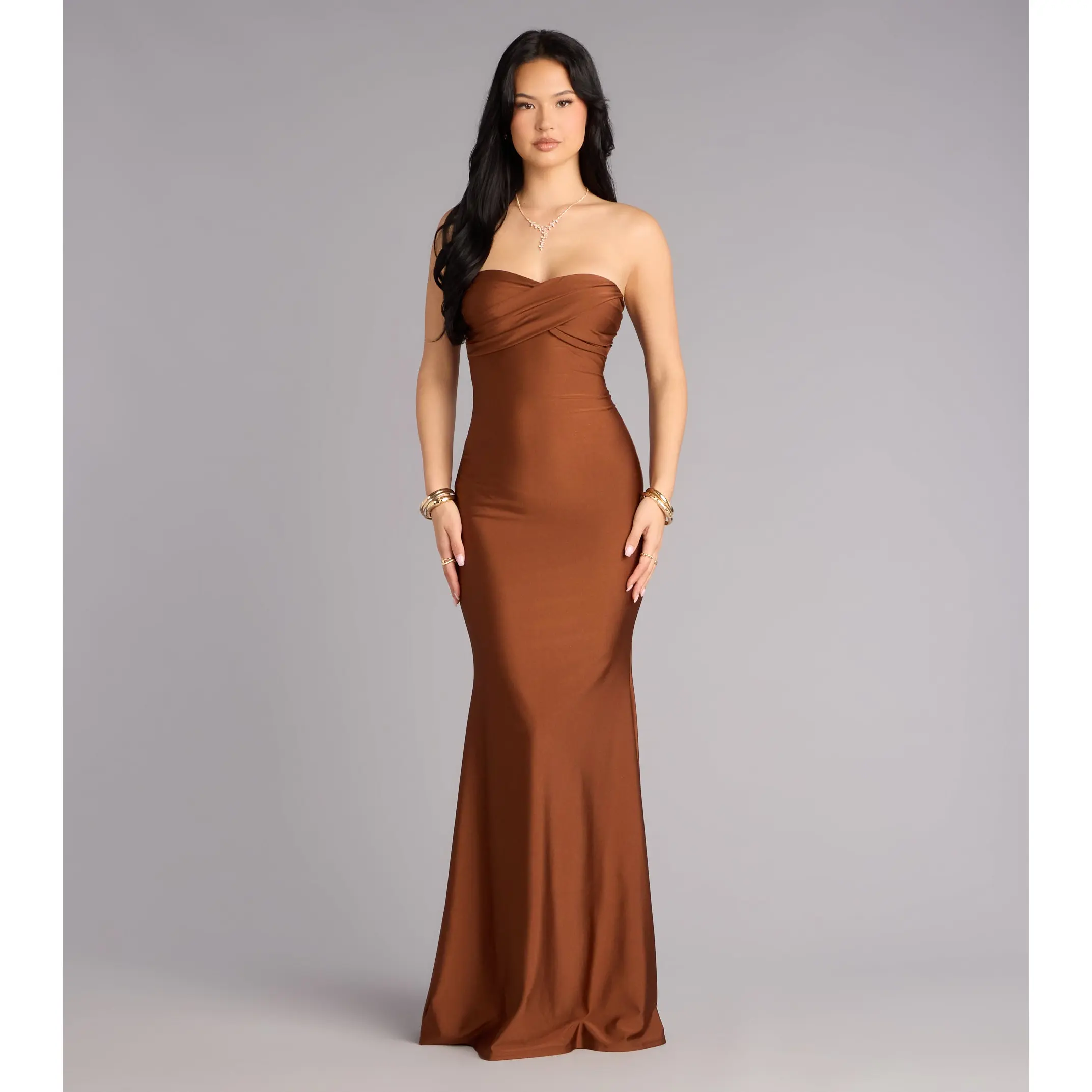 Adley Strapless Mermaid Dress Adley Strapless Mermaid Dress