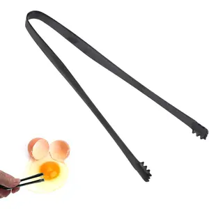 Egg Chalaza Removal Tool, Stainless Steel Toothed Egg Chalaza Remover Eggshell Fragment Remover Kitchen Tongs for Cooking Bakers Chefs