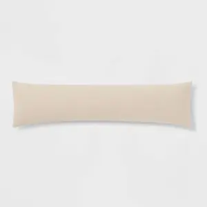 Lumbar Boucle Color Blocked Decorative Throw Pillow Khaki - Threshold