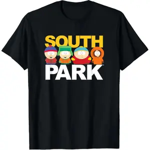 South Park Gang Behind Logo T-Shirt