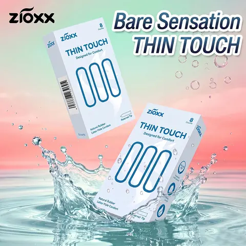 Zioxx 000 Invisible Touch Ultra Thin HA Intimate Care Wraps 8 Counts