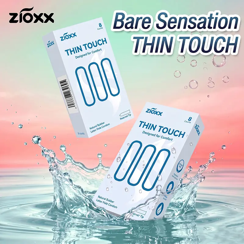 Zioxx 000 Invisible Touch Ultra Thin HA Intimate Care Wraps 8 Counts