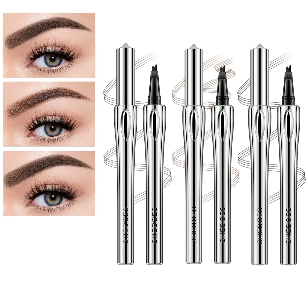 Waterproof and sweat resistant eyebrow pencil, silky and easy to use, long-lasting without shedding makeup
