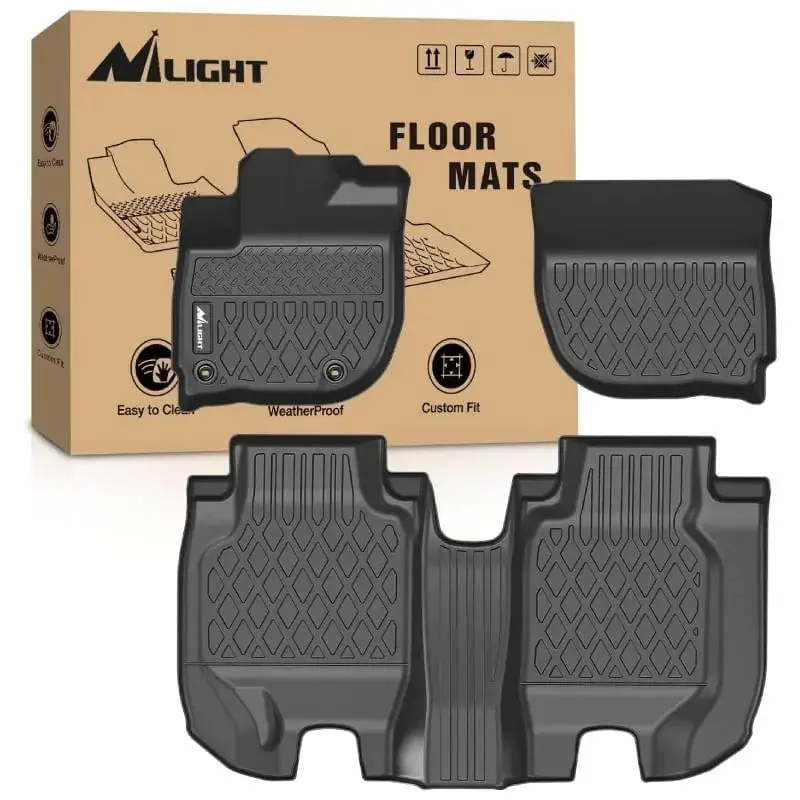 Nilight TPE Floor Mat Set, Custom-Fit for 2016-2022 Honda HR-V (HRV) Car Interior Accessories, Mat Floor Mats