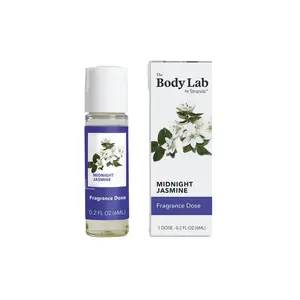 The Body Lab Midnight Jasmine Scent Vial 0.2 fl. oz - Single Use Perfume, 1 Dose (0.2 fl. oz) - Convenient for Home or Travel Use